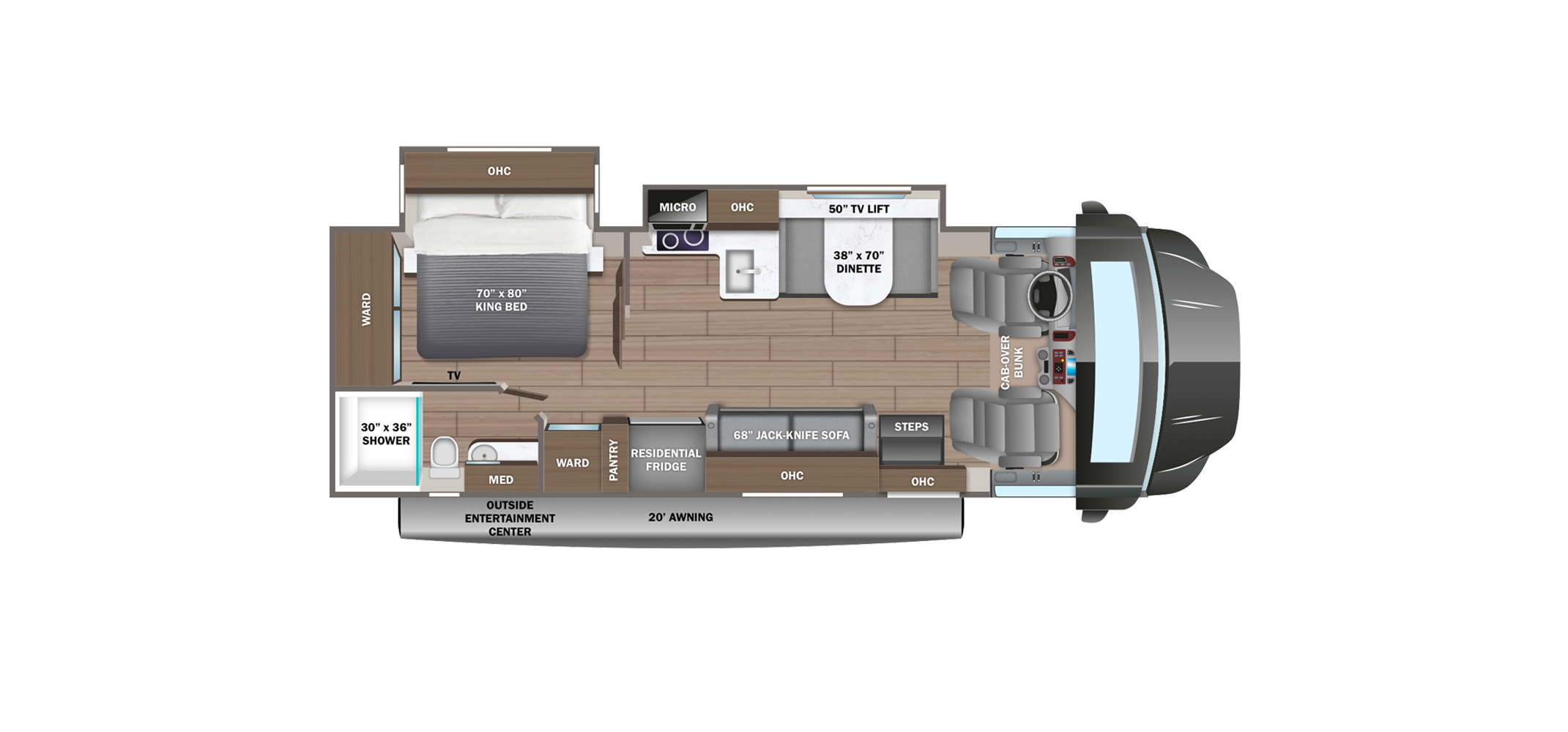 Seneca XT 32U Floor Plan