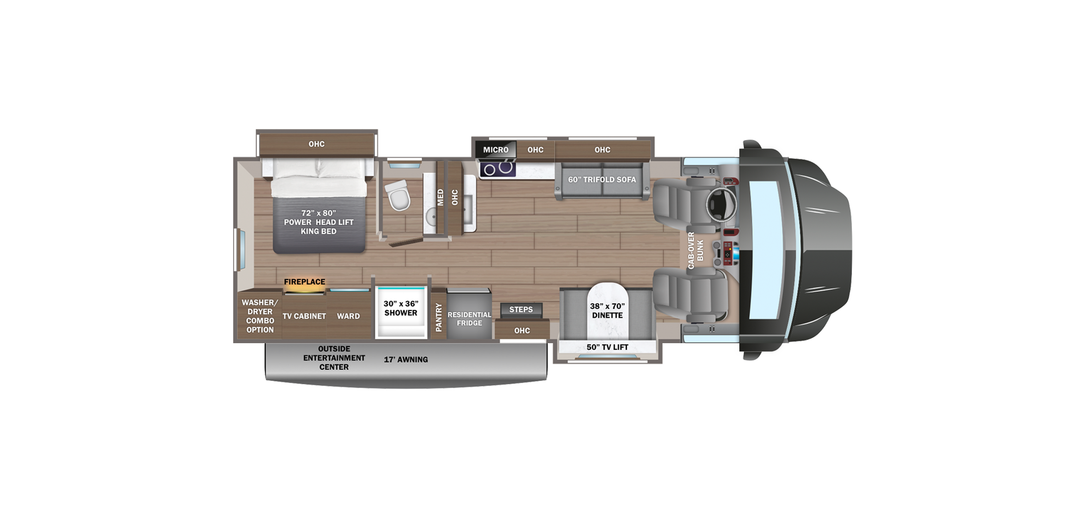 Seneca XT 35L Floor Plan