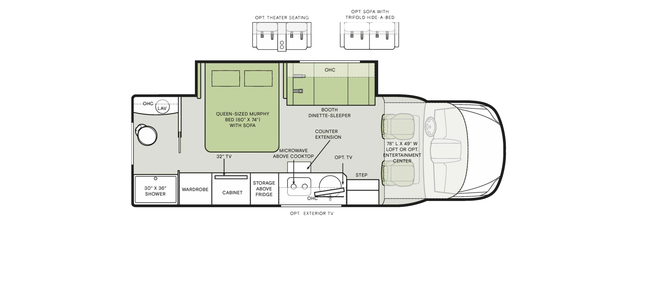 Wayfarer Floor Plan 25RW