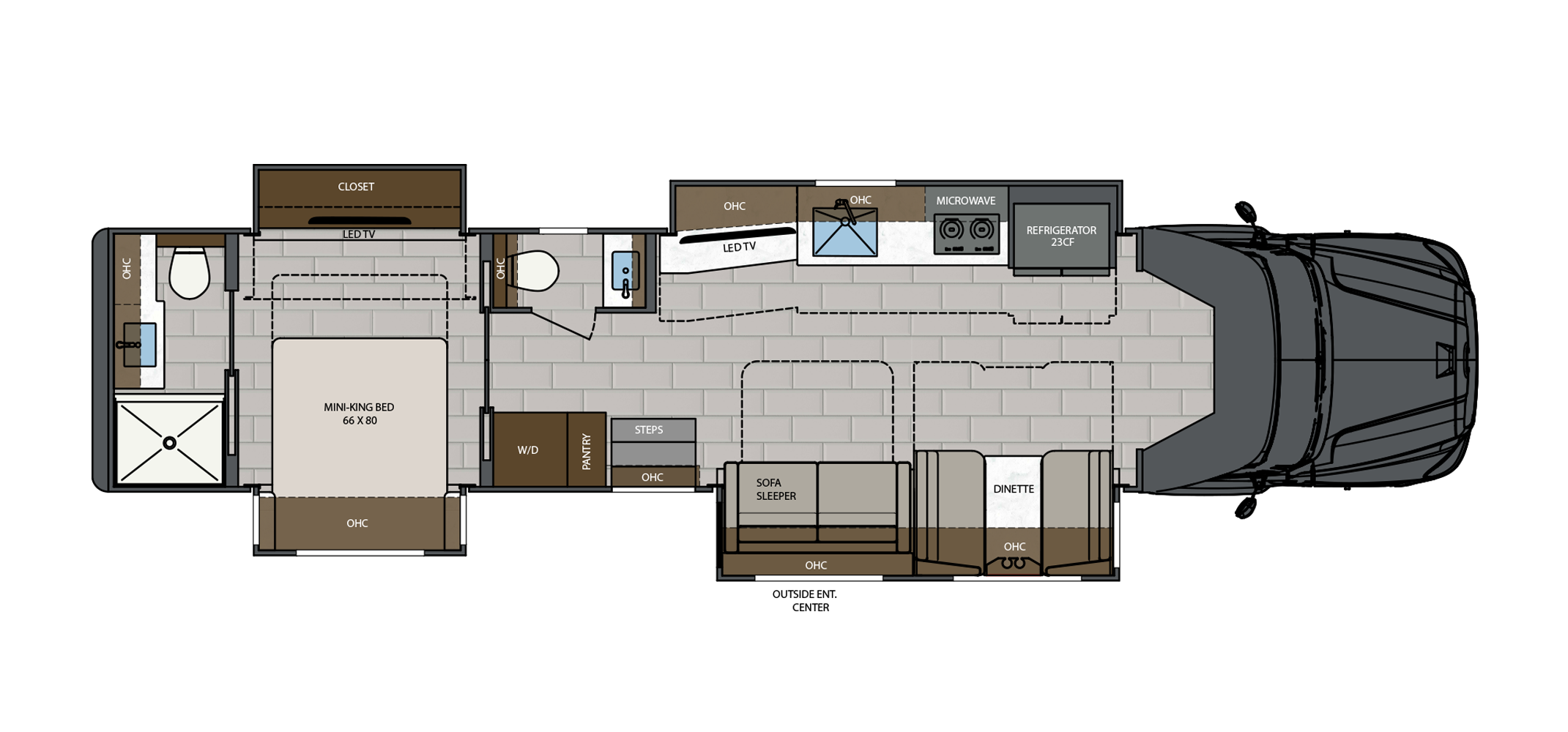 XL 43DB Floor Plan