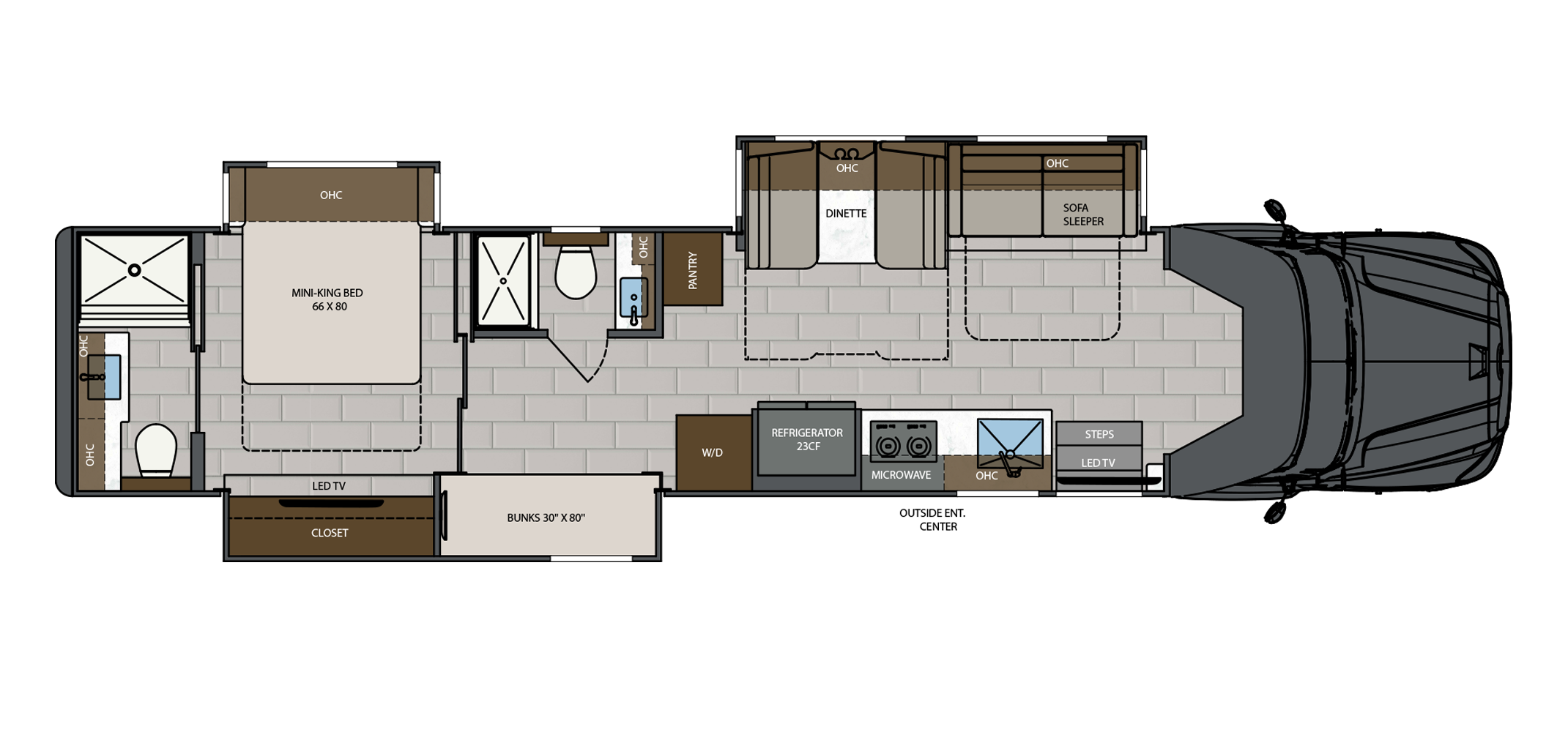 XL 45BBC Floor Plan