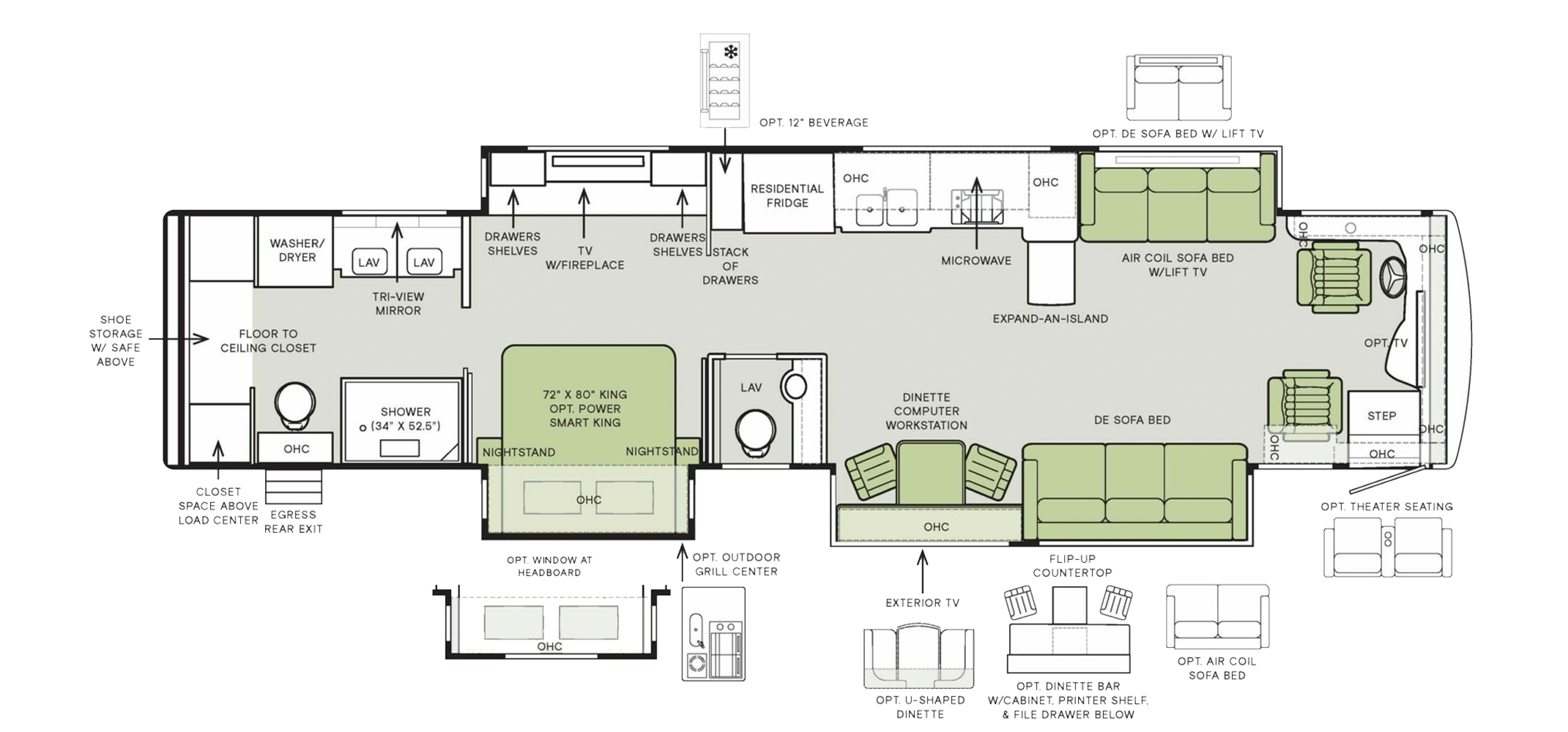 Zephyr Floor Plan 45FZ