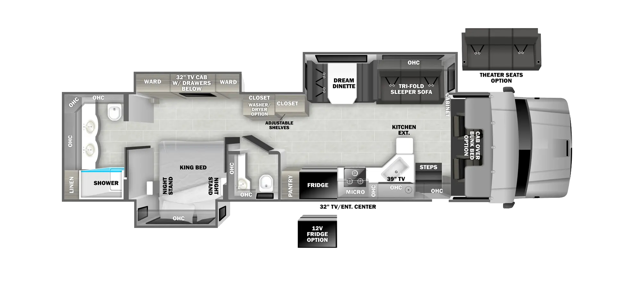 DX3 Floor Plan 37RB
