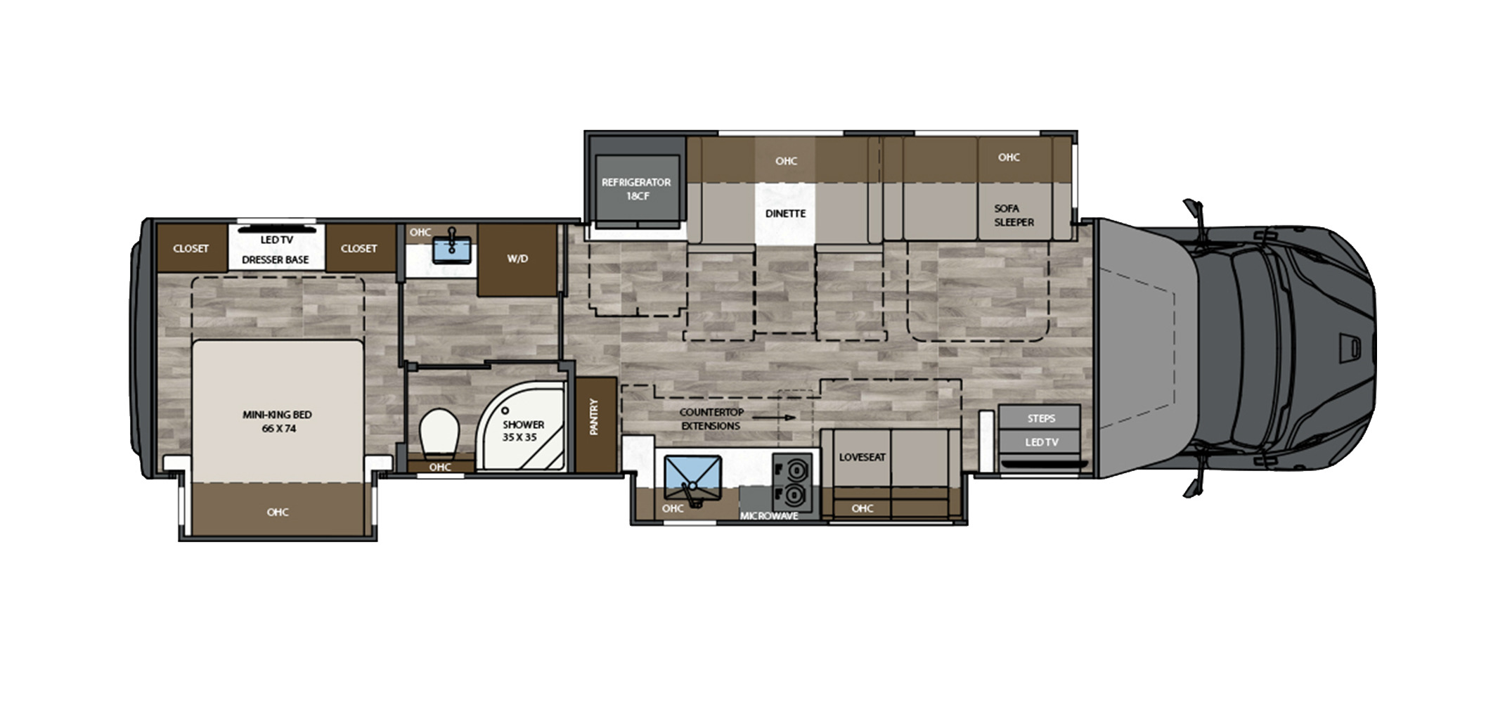 Verona Floor Plan 40VTS