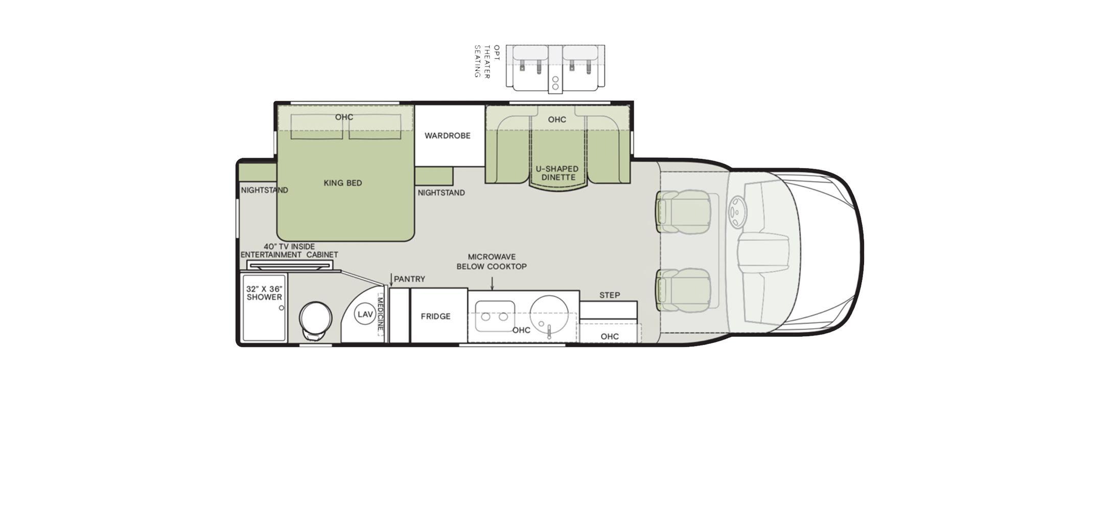 Wayfarer Floor Plan 25XPW