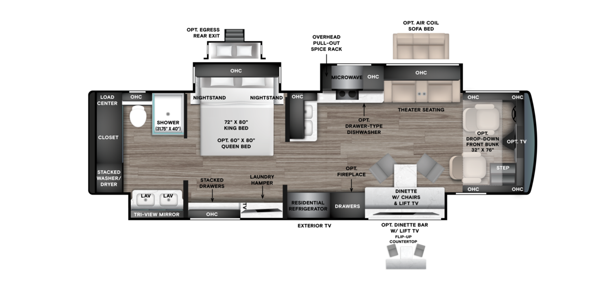 Floor Plans 27 phaeton 35CH