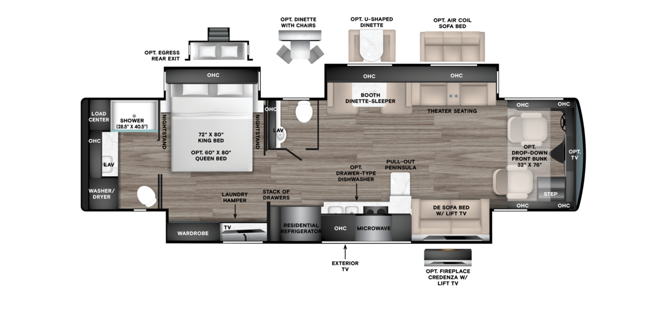Floor Plans 27 phaeton 37BH