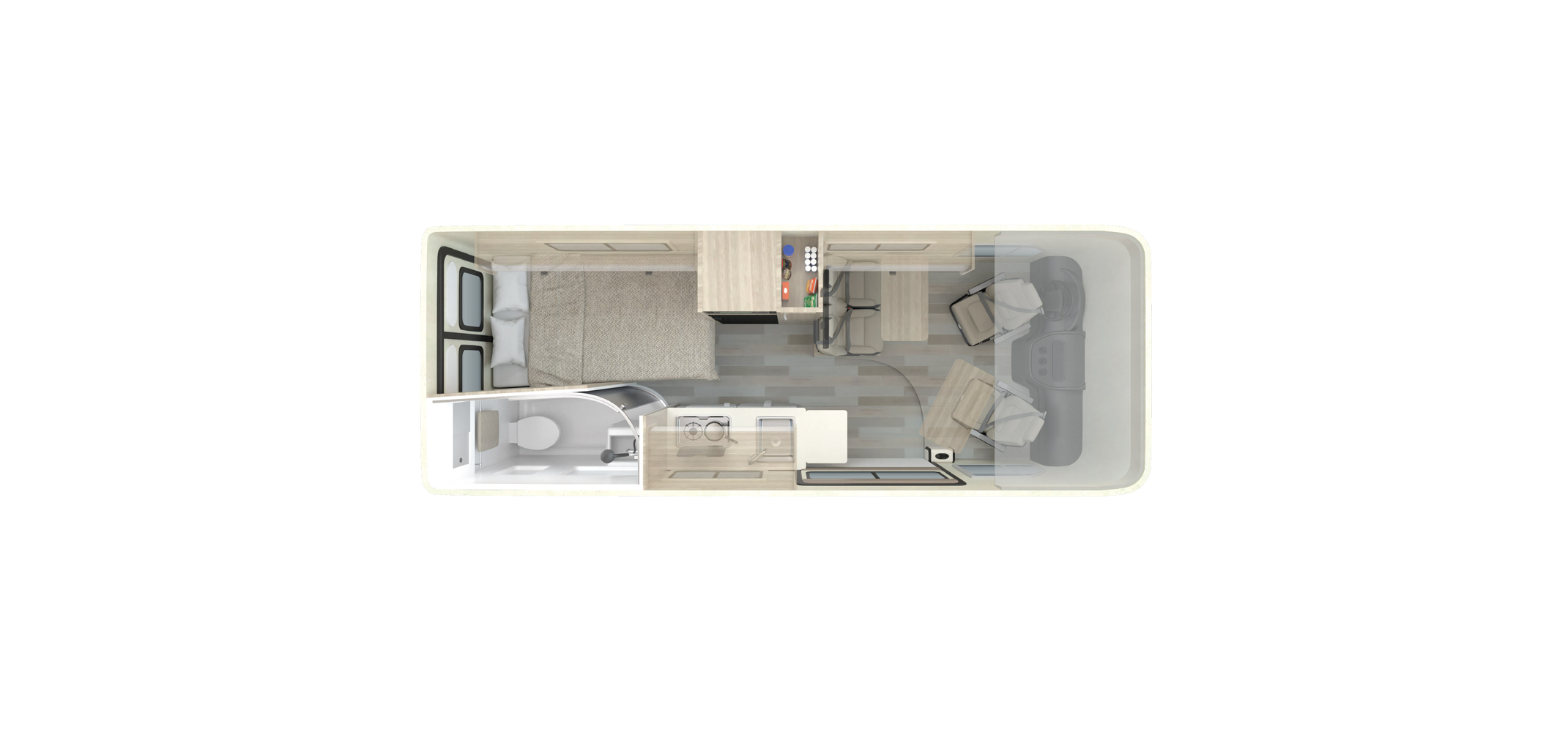 Winnebago Travato 59G Floor Plan