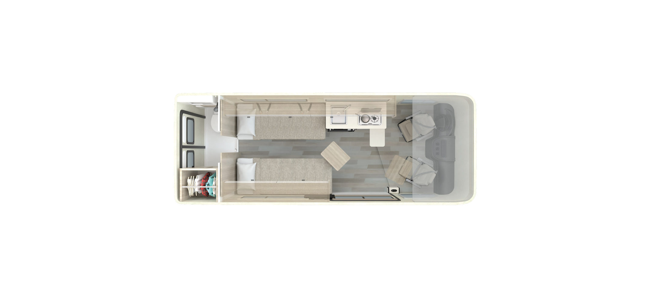 Winnebago Travato 59K Floor Plan
