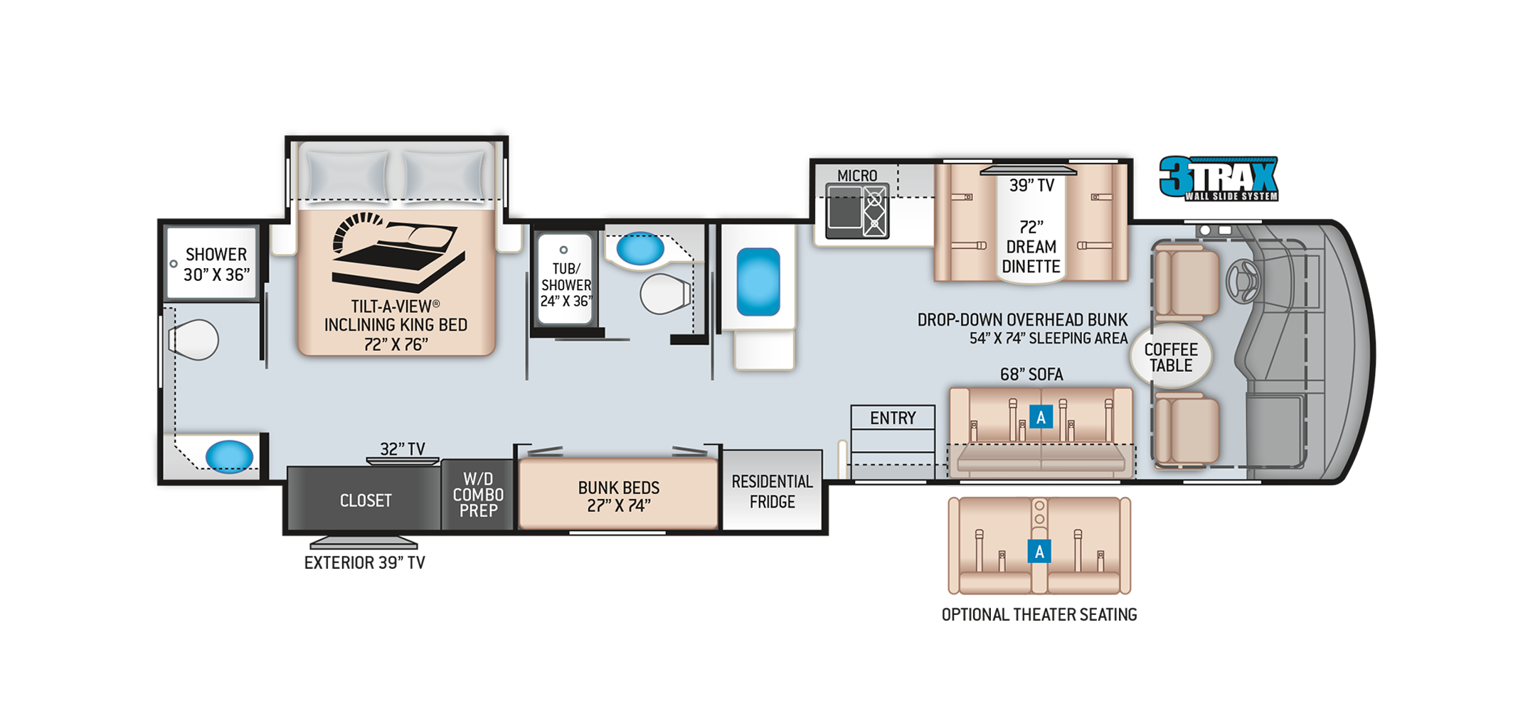 Challenger 37DS Floor Plan