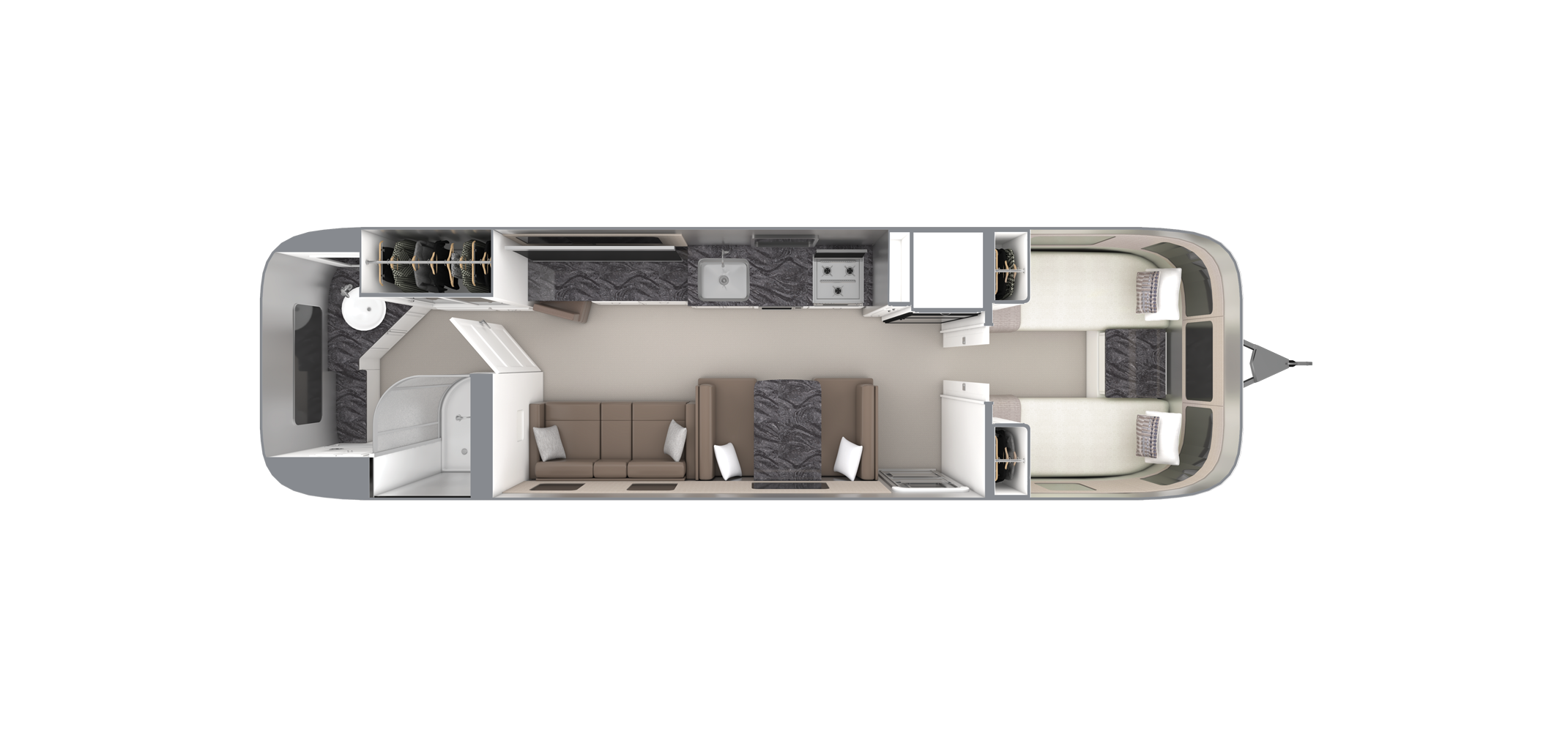 Classic 33FB Twin Floor Plan