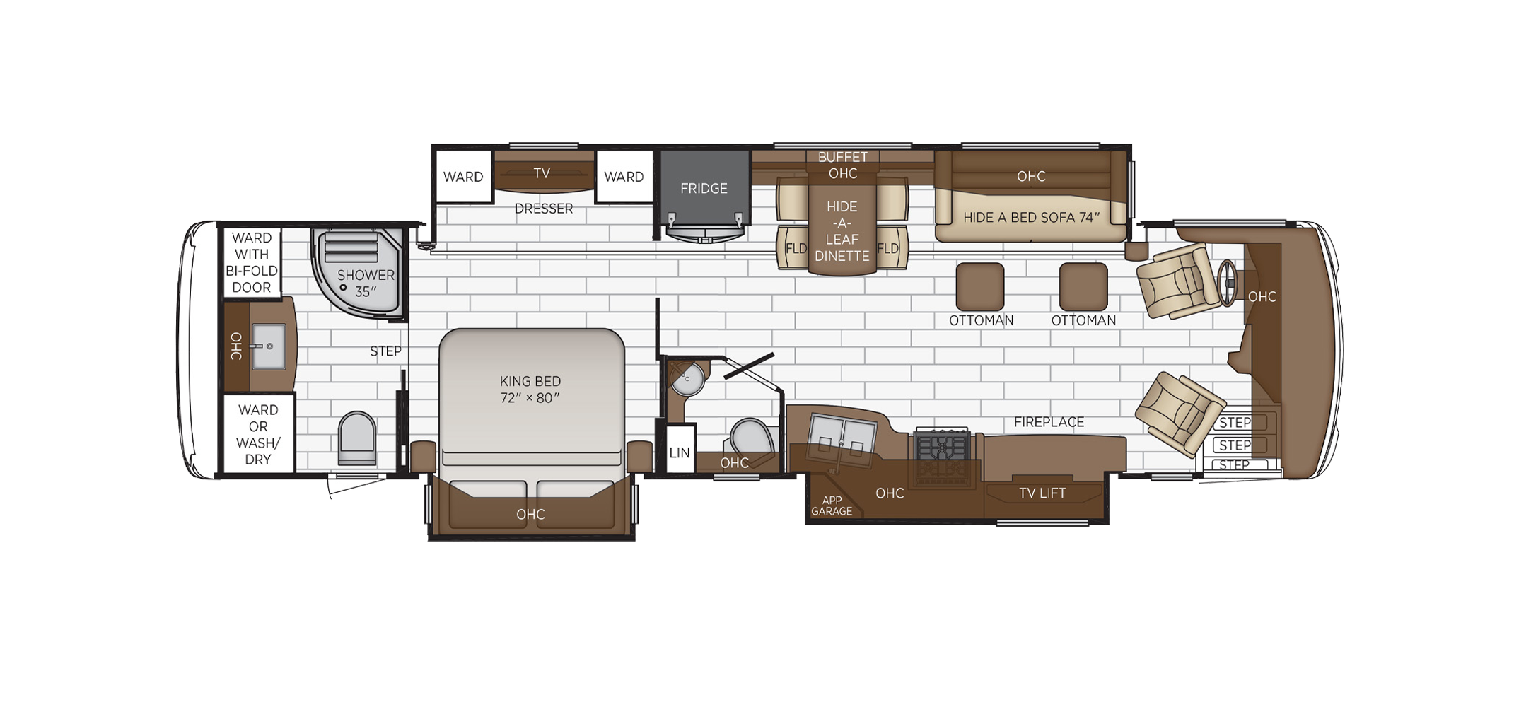 Dutch Star 3709 Floor Plan