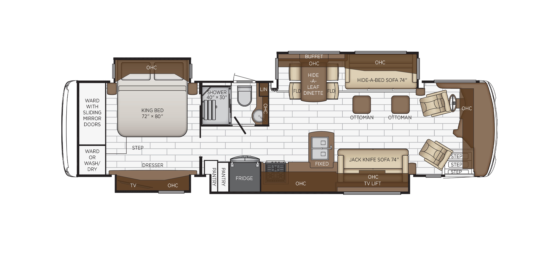 Dutch Star 3717 Floor Plan