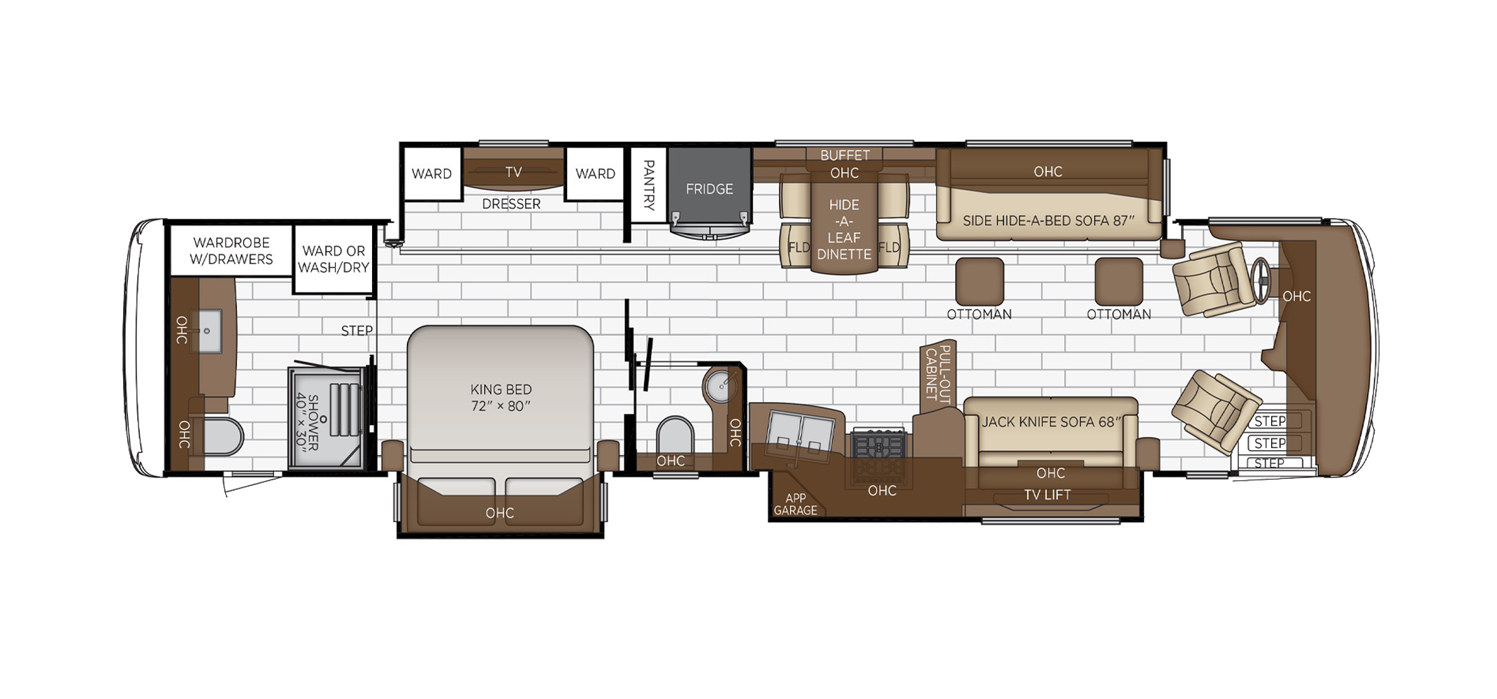 Dutch Star 4081 Floor Plan