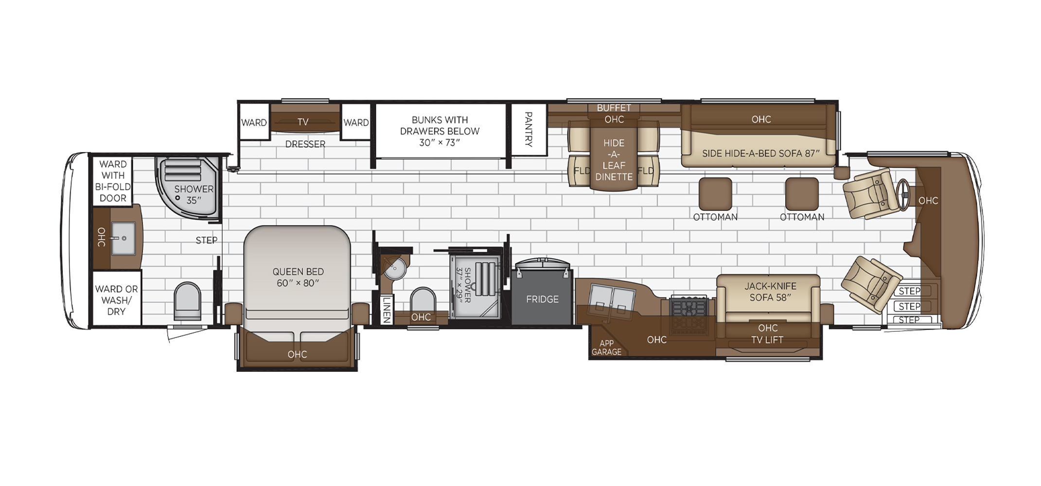 Dutch Star 4310 Floor Plan