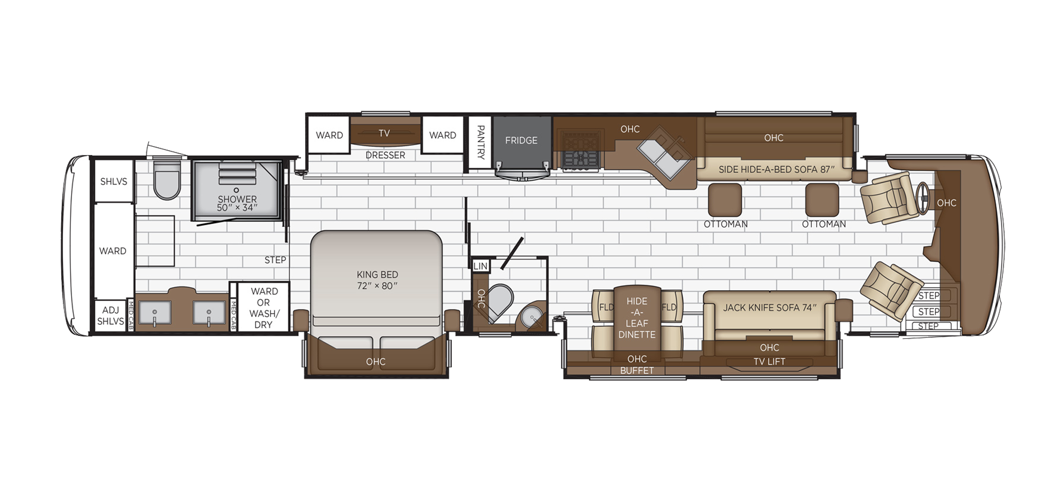 Dutch Star 4363 Floor Plan