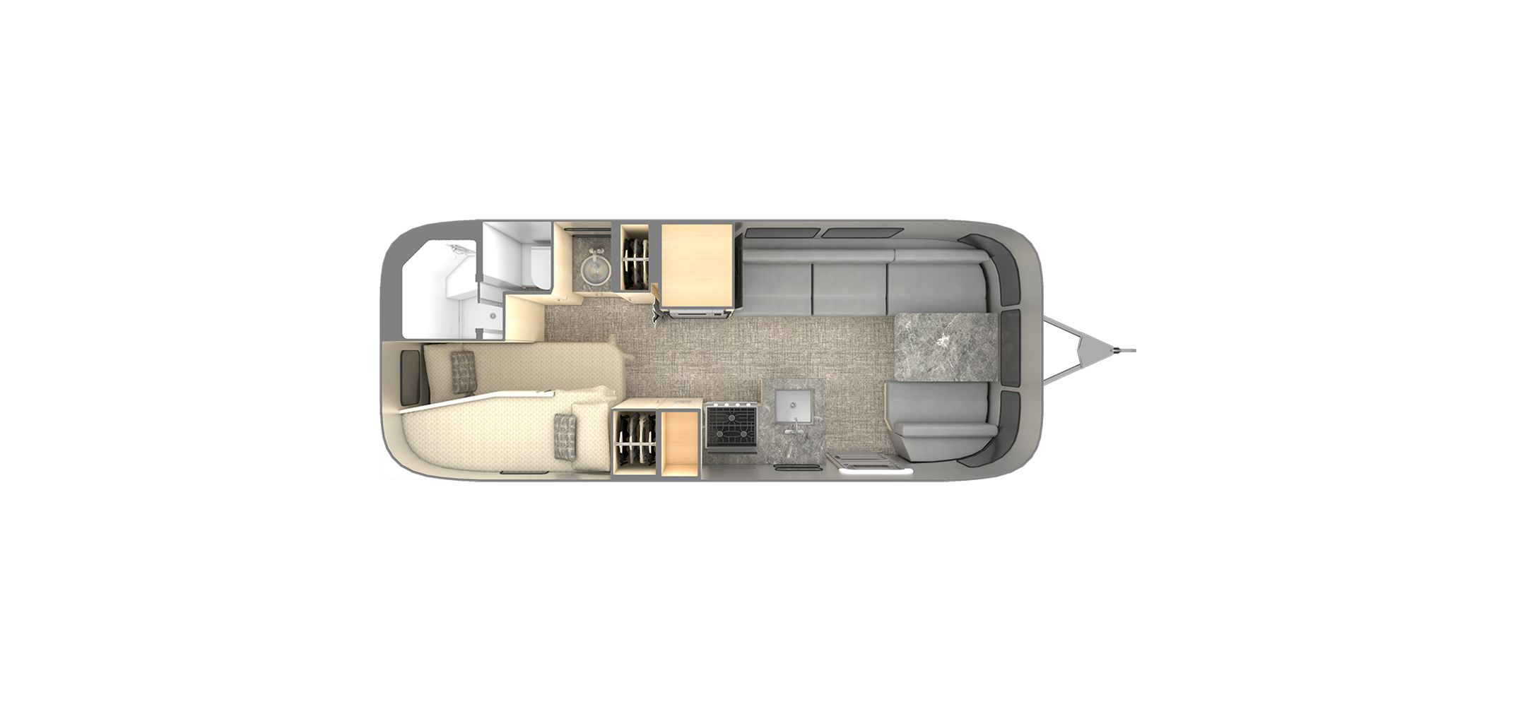 Flying Cloud 23CB Bunk Floor Plan