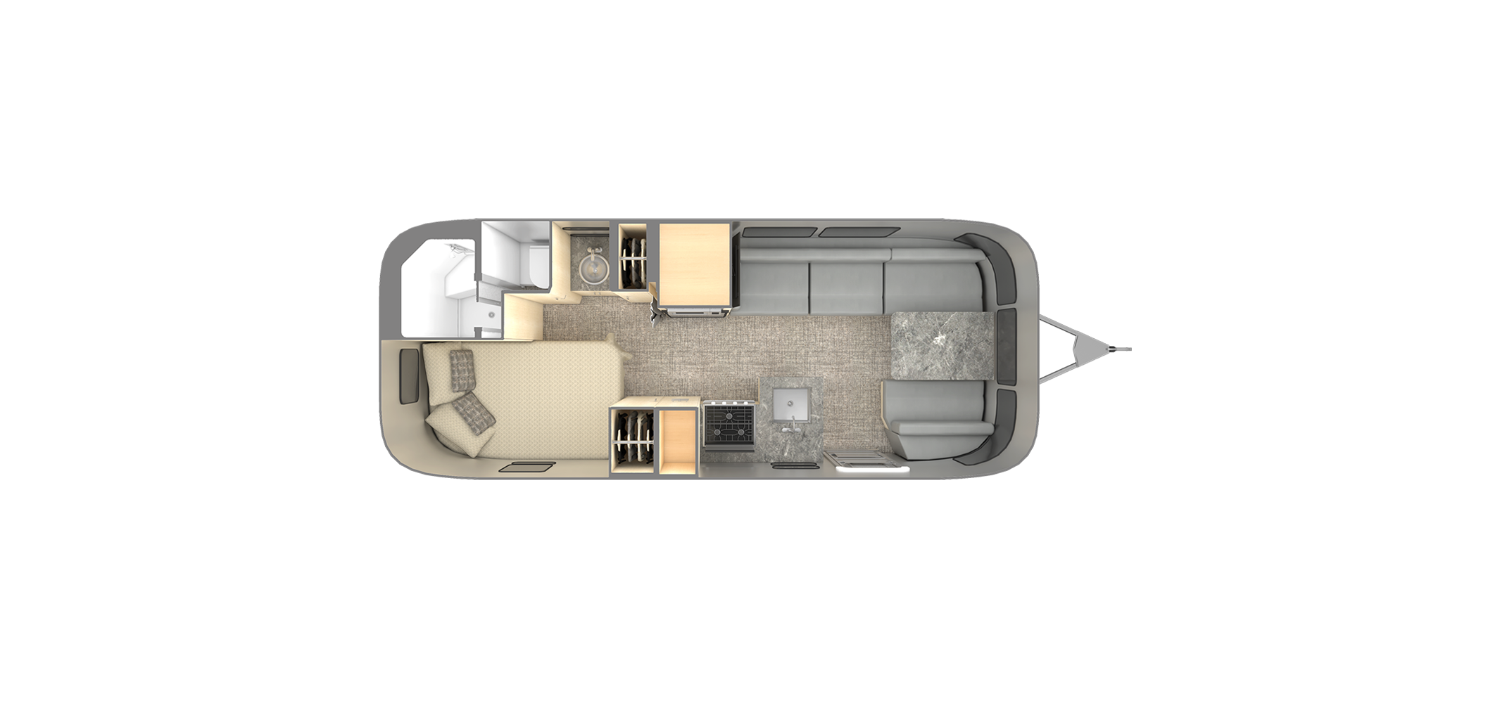 Flying Cloud 23CB Floor Plan