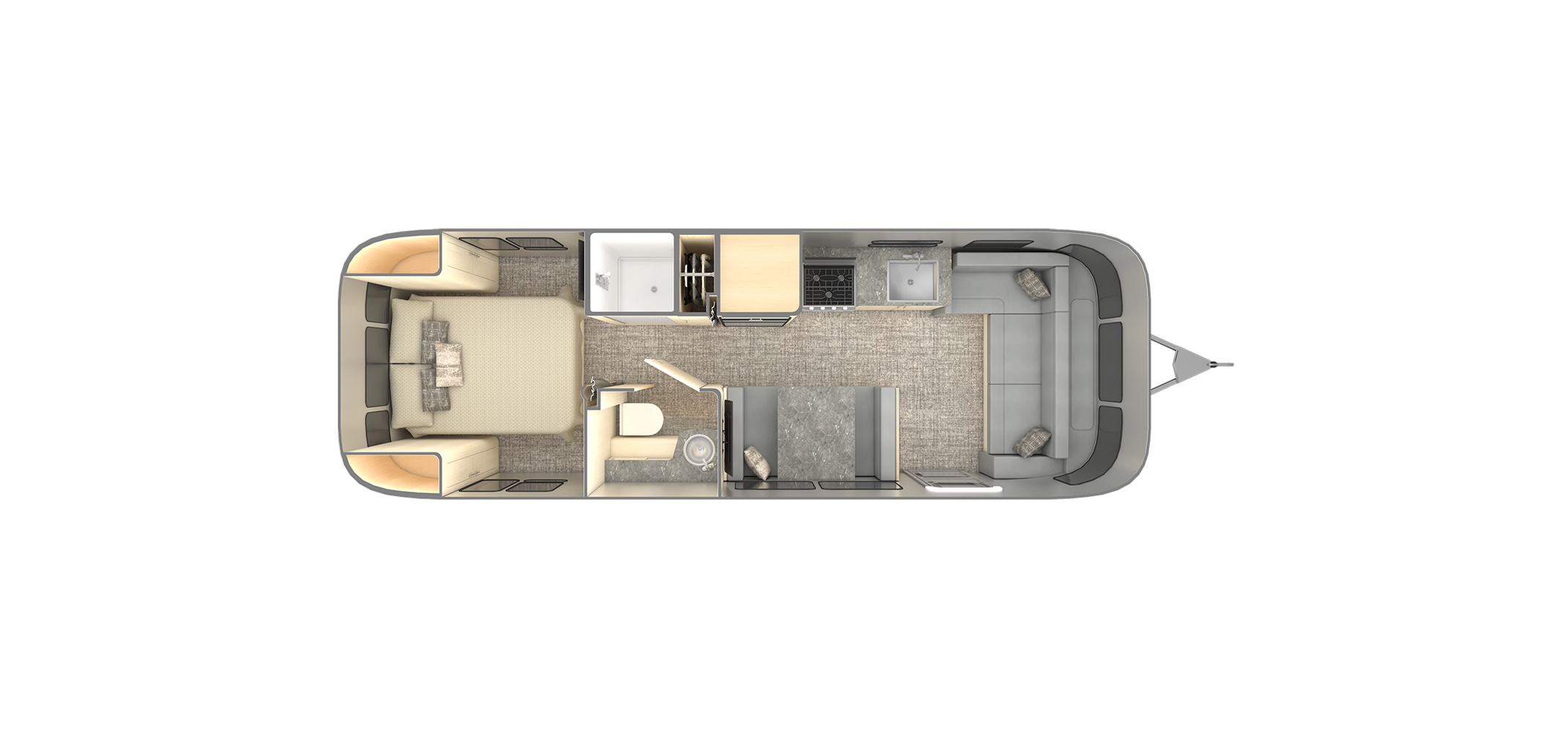 Flying Cloud 28RB Floor Plan