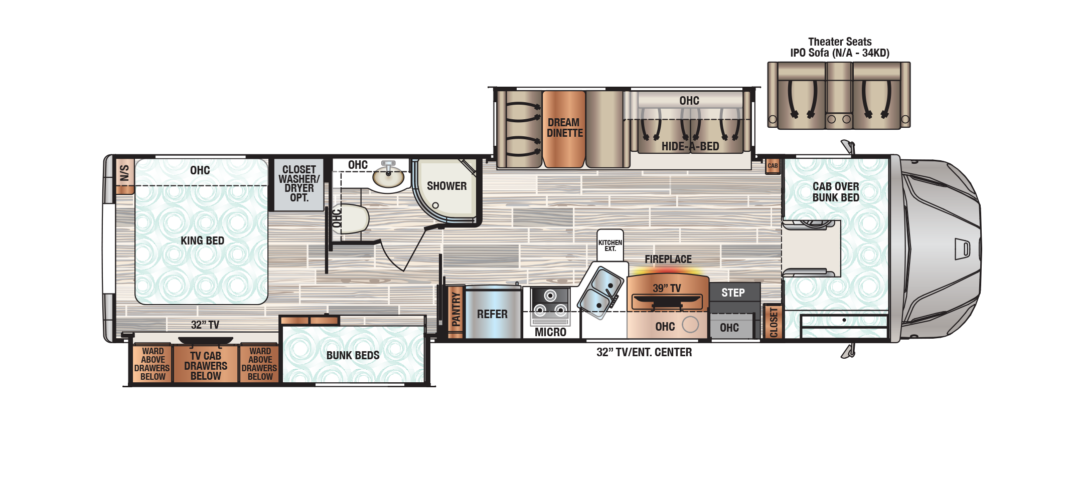 Force HD 37BD Floor Plan