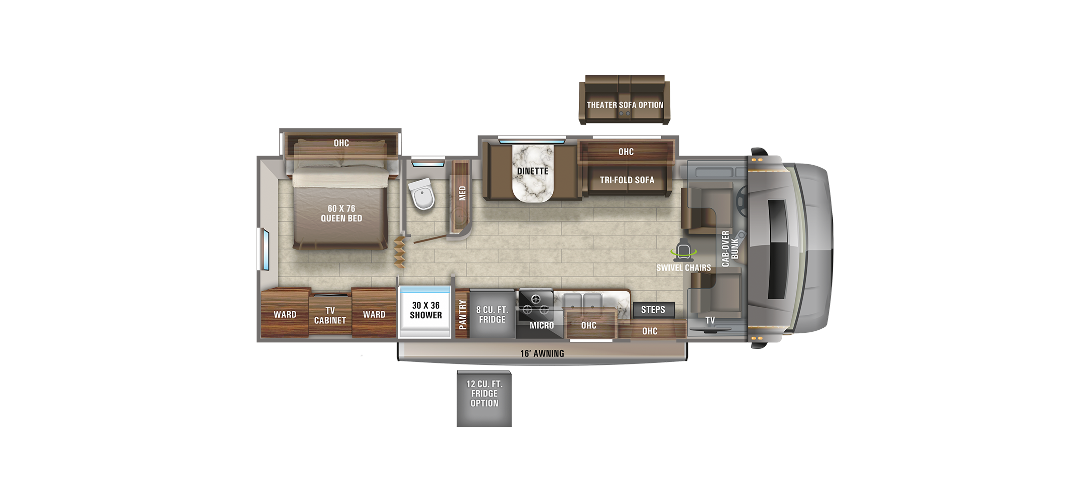 Greyhawk Prestige 29MVP Floor Plan