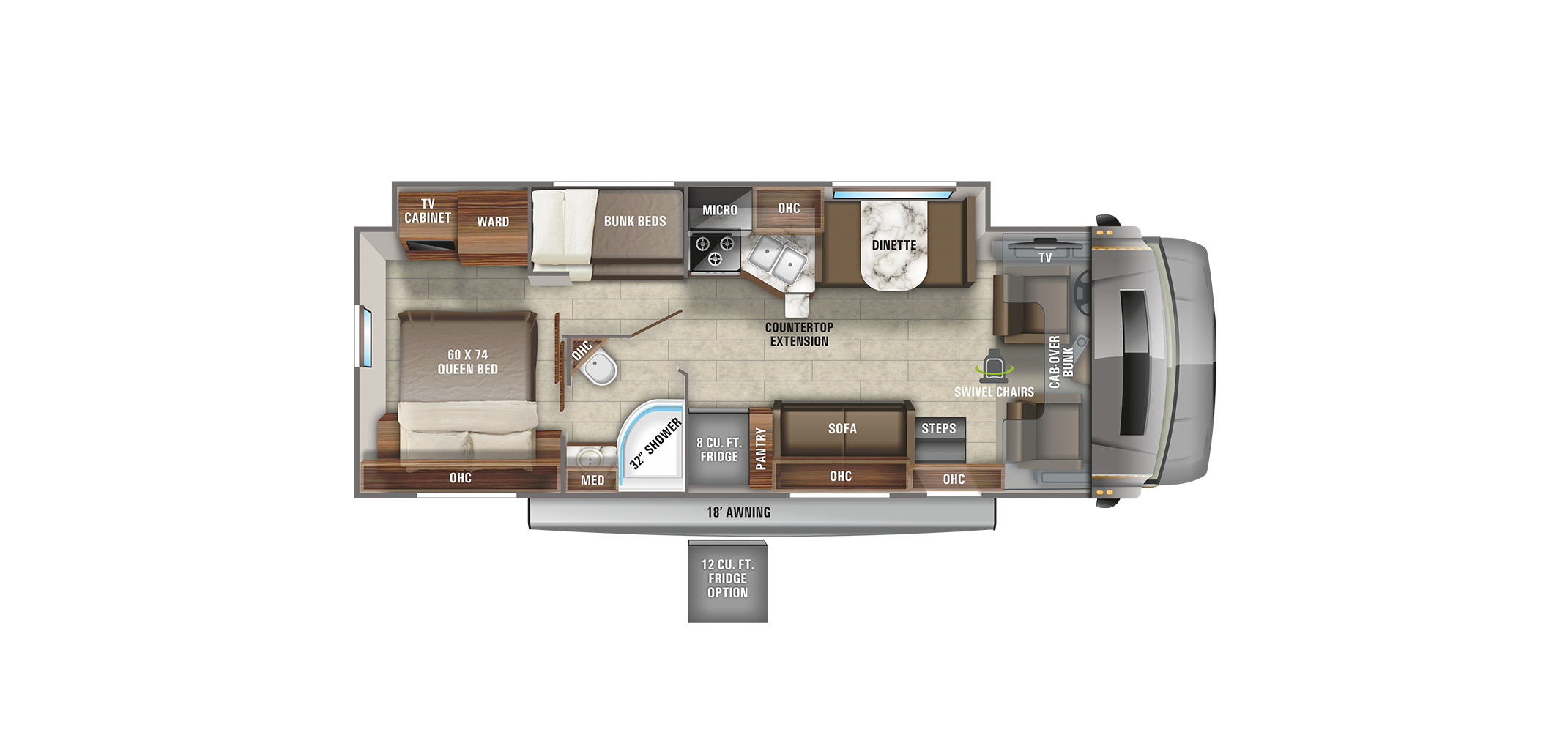 Greyhawk Prestige 31FP Floor Plan