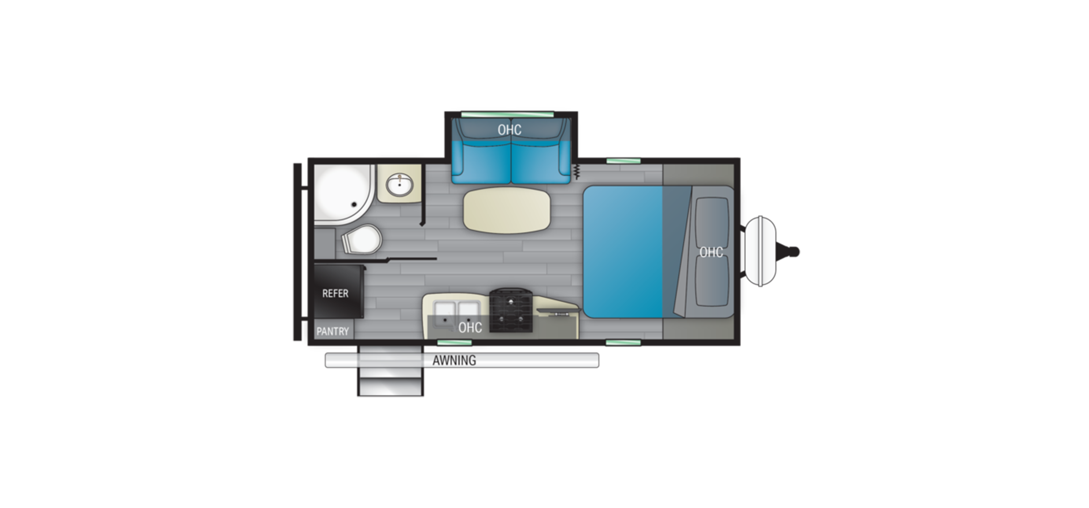 North Trail 21RBSS Floor Plan