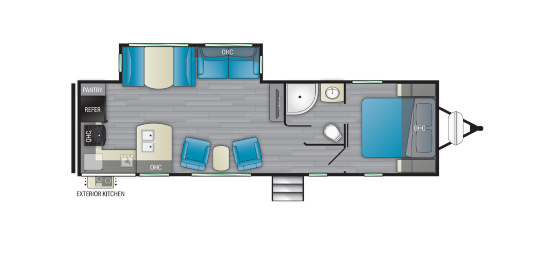 North Trail 28RKDS Floor Plan