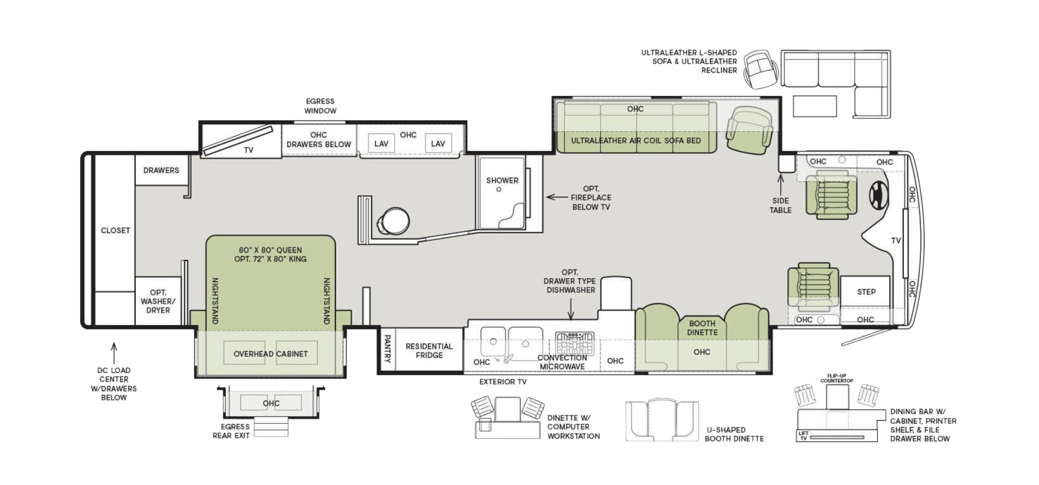 Phaeton 40 AH Floor Plan