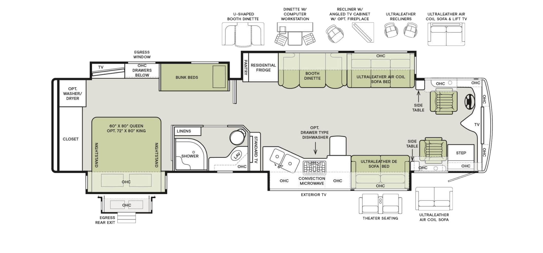 Phaeton 40 QKH Floor Plan