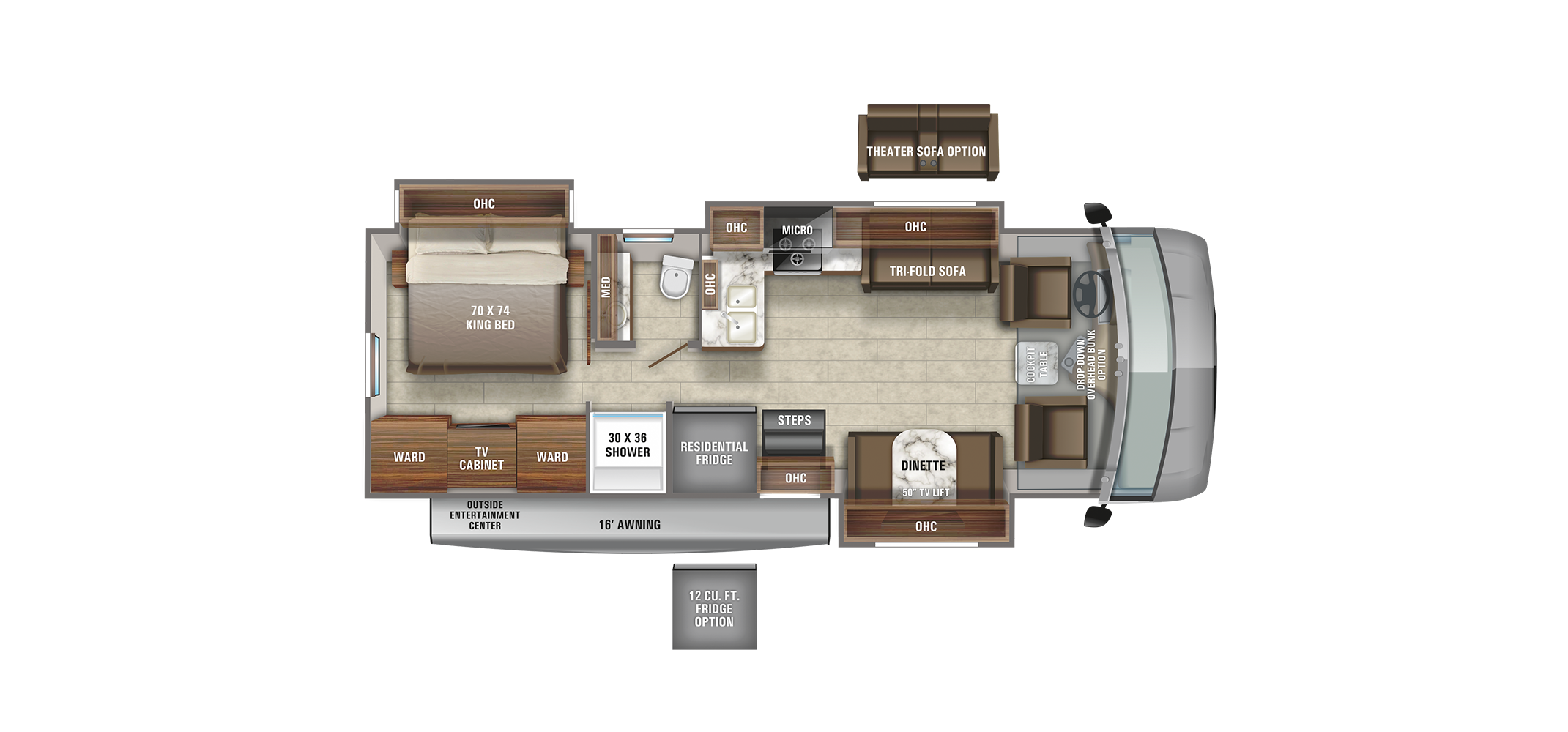 Precept 31UL Floor Plan