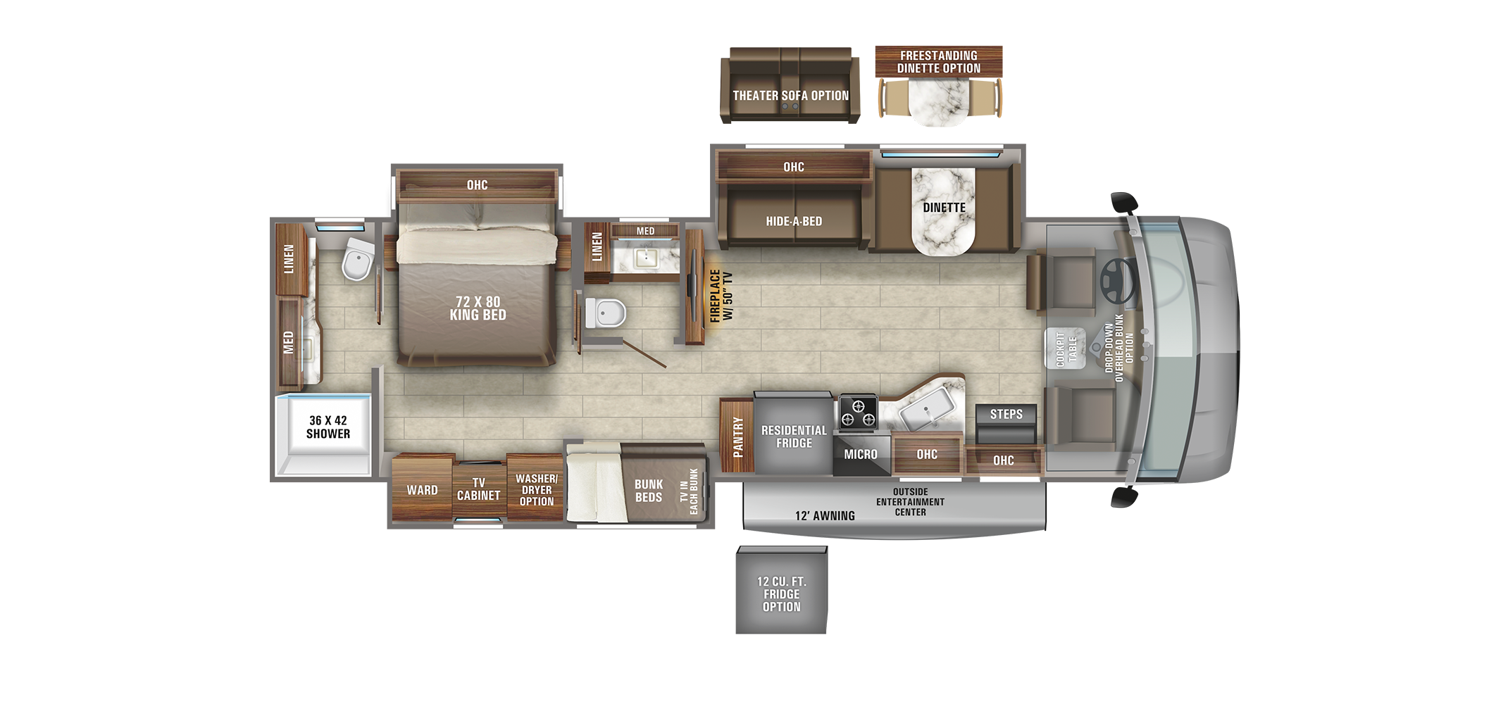 Precept Prestige 36B Floor Plan