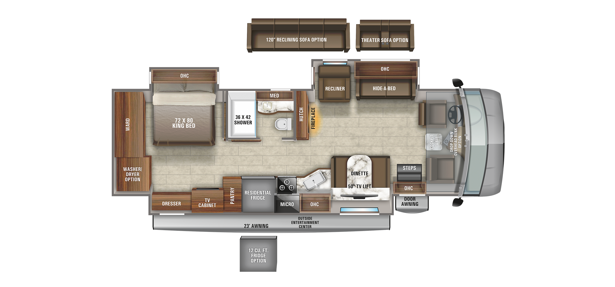 Precept Prestige 36H Floor Plan