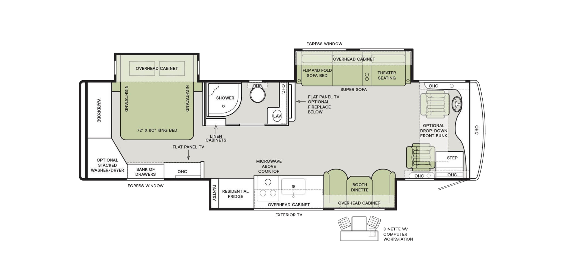 Allegro RED 340 33 AL Floor Plan