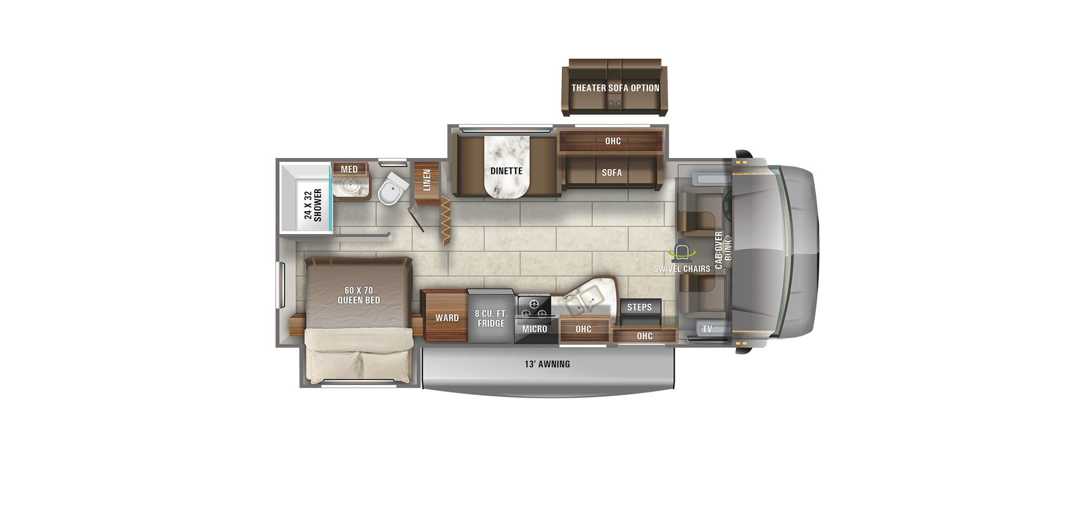 Redhawk 26XD Floor Plan