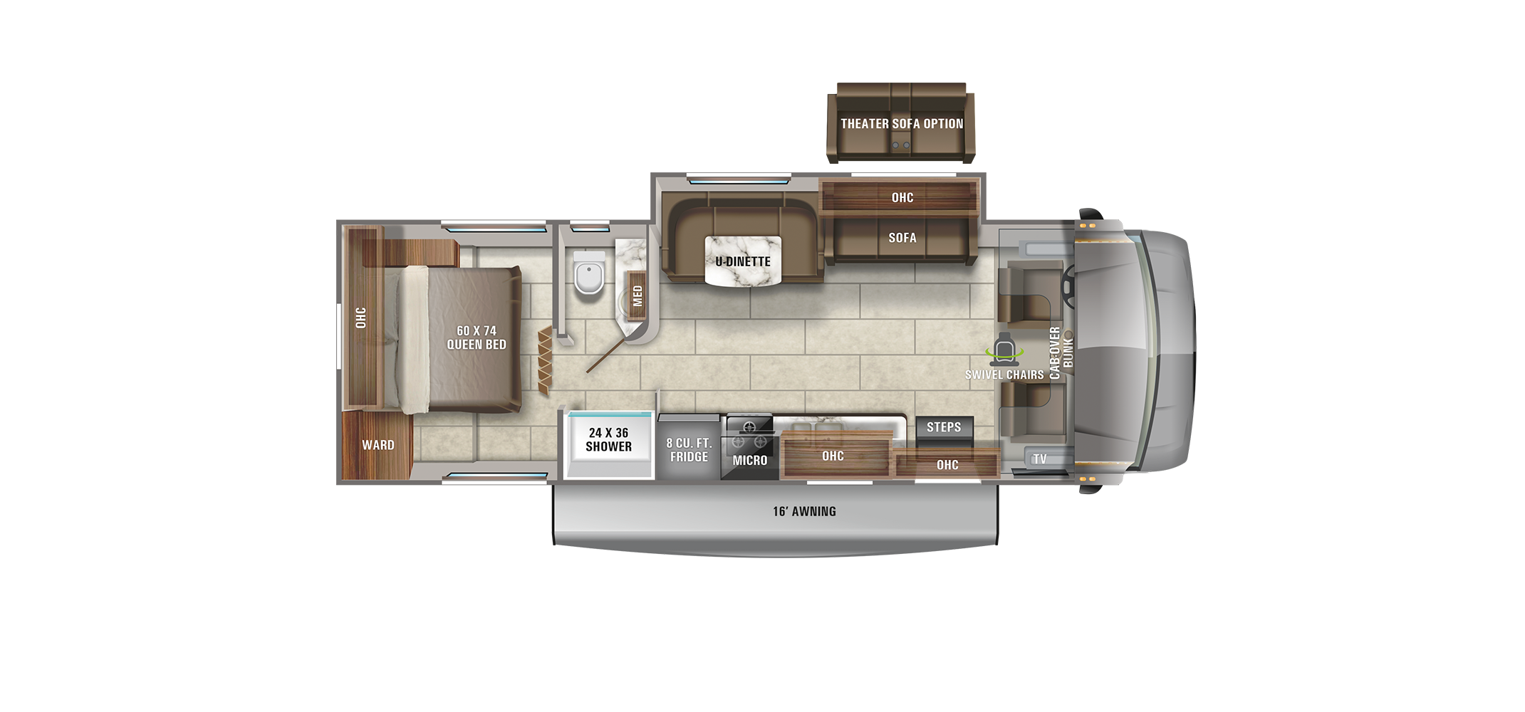 Redhawk 29XK Floor Plan