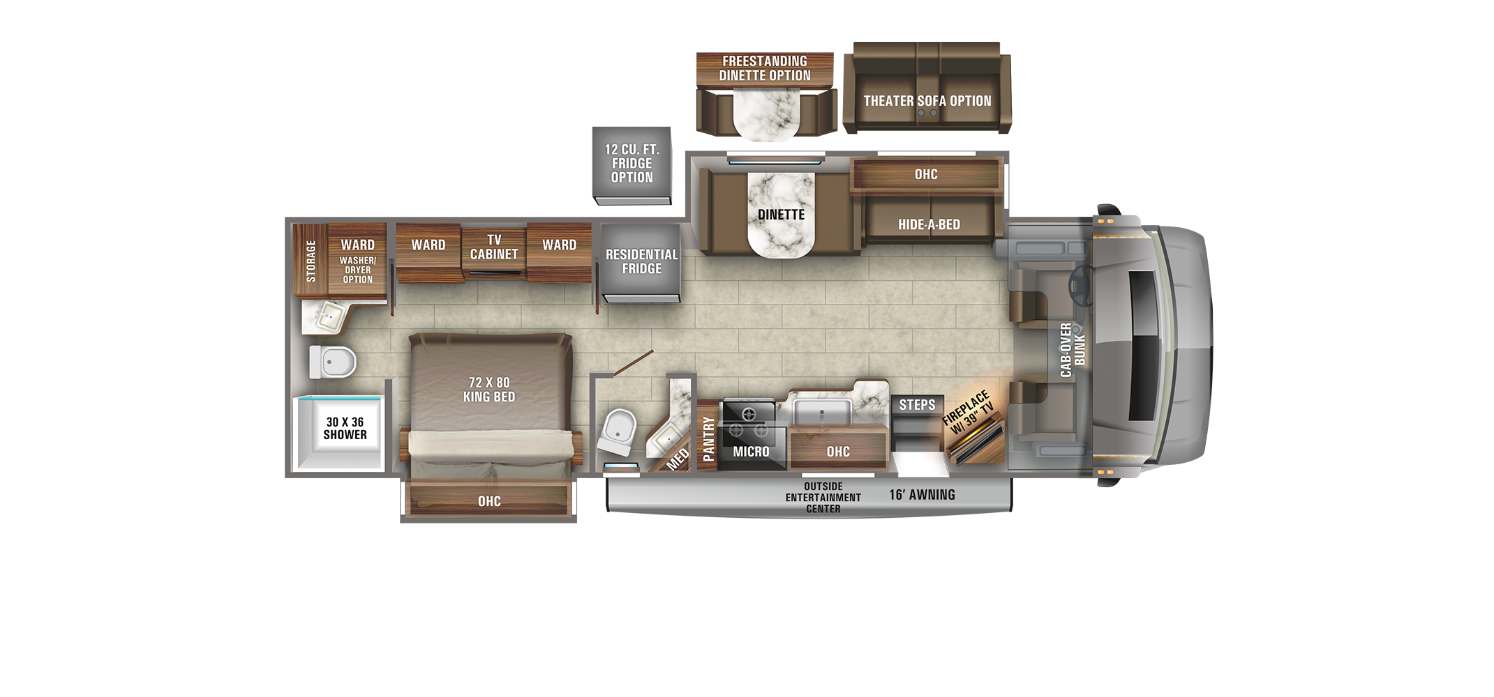 Seneca 37RB Floor Plan