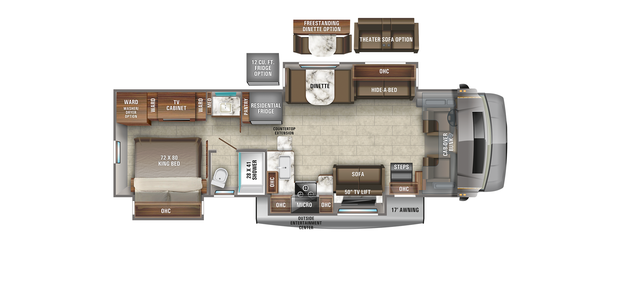 Seneca 37TS Floor Plan