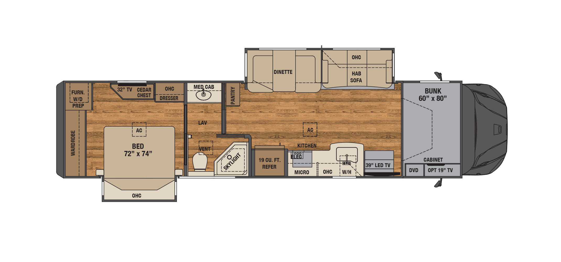 Valencia 38RW Floor Plan