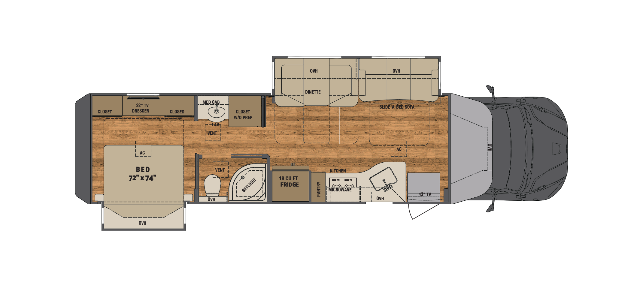 Verona 36VSB Floor Plan