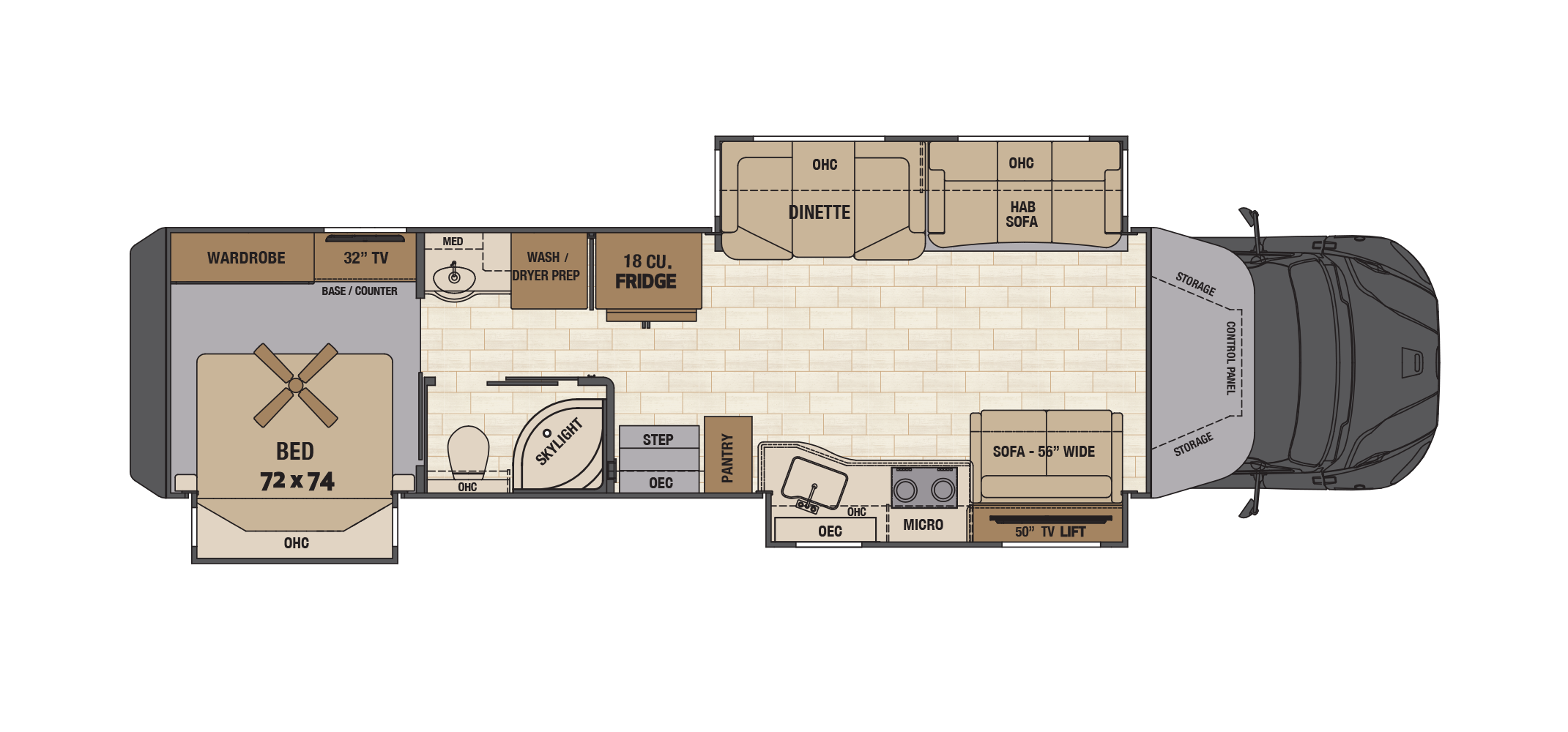 Verona LE 40LTS Floor Plan