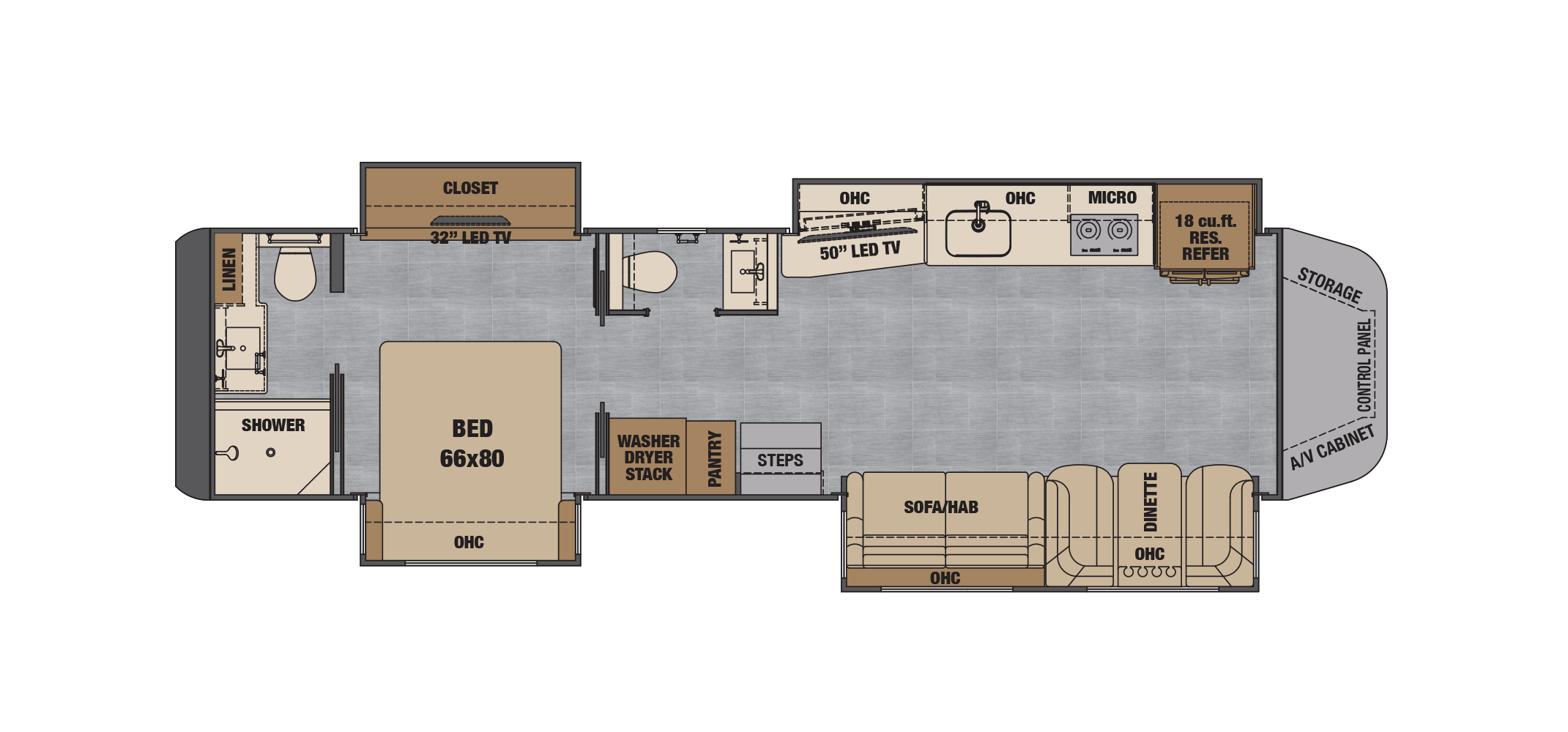 XL X43DB Floor Plan