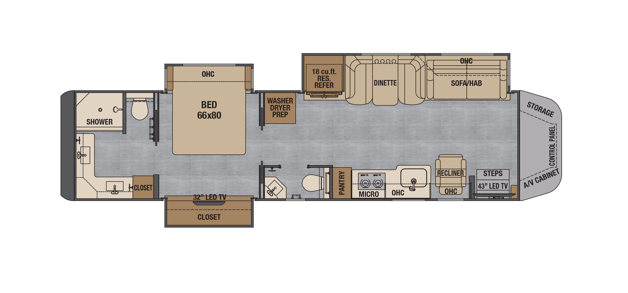 XL X45QB Floor Plan