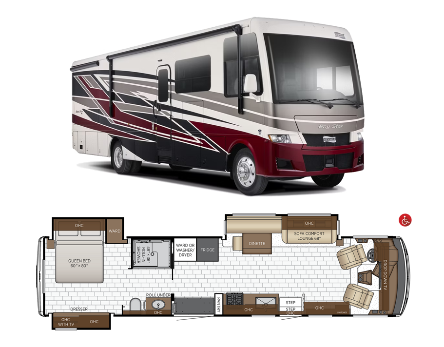 2027 Newmar Bay Star 3811 Wheelchair-Accessible Motorhome