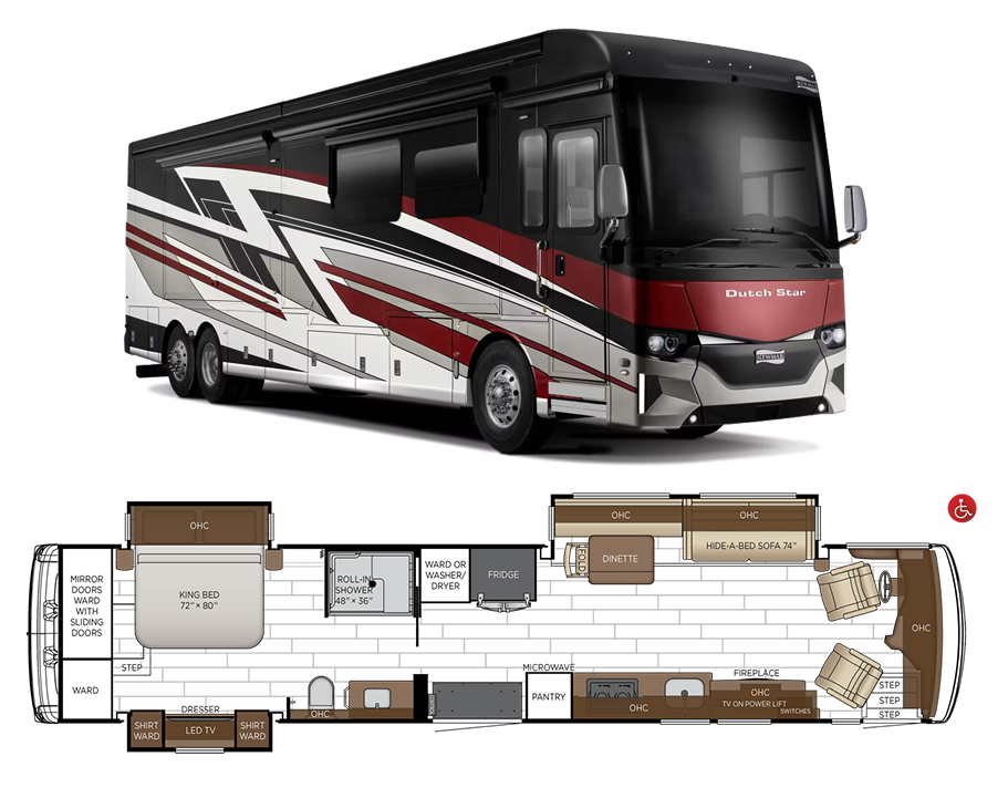 2027 Newmar Dutch Star 4311 Wheelchair-Accessible Motorhome