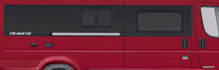 Travato Cherry Red Exterior Paint Option