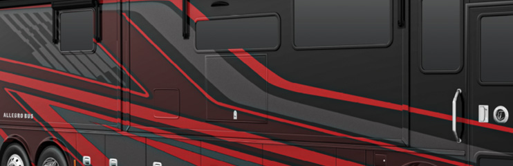 Allegro Bus Gen 12 Fire Opal Exterior Paint Option