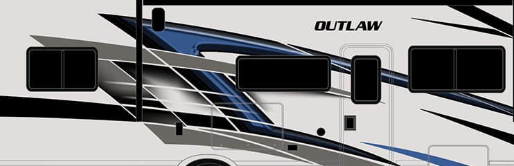 Outlaw C Blue Sparx Exterior Paint Option