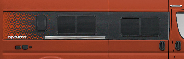 Travato Spitfire Orange Exterior Color Option